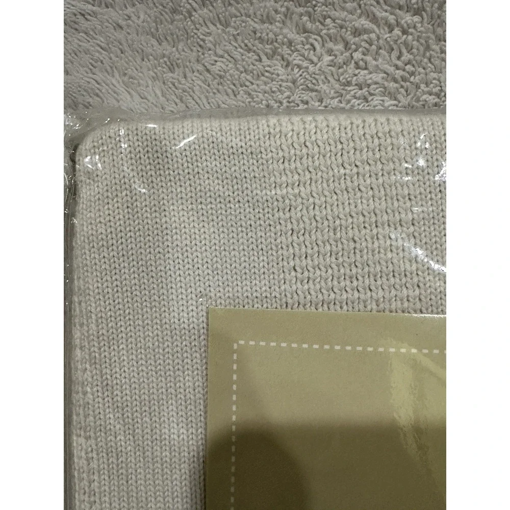 NWT Cottage Collection Knit Throw Blanket 100% Cotton Ivory 50